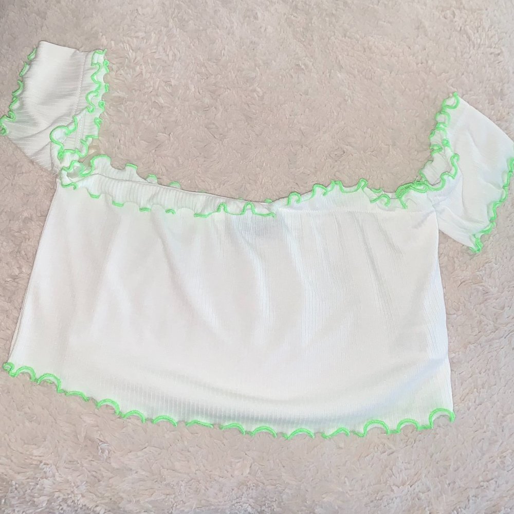 Female's Neon Summer Crop Top